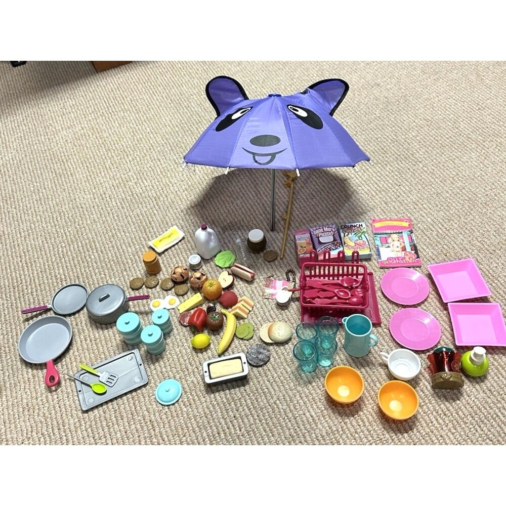 Our Generation Food cookware plates Bowls Glasses Kitchen camping